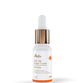 Сыворотка- протектор солнцезащитная  с флоретином и тиносорбом SPF 50 Solar Code Serum, 15 мл - alwento.ru – Екатеринбург